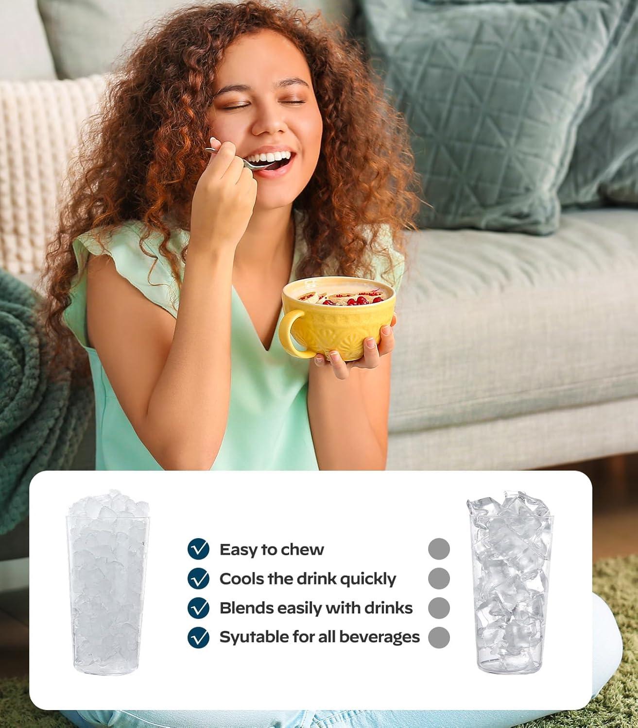 imageSilonn Nugget Ice Maker Countertop Pebble Ice Maker with Soft Chewable Ice OneClick Operation Ice Machine with SelfCleaning 33lbs24H for HomeKitchenOfficeGreen