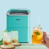 imageSilonn Ice Maker Countertop 9 Cubes Ready in 6 Mins 26lbs in 24Hrs SelfCleaning Ice Machine with Ice Scoop and Basket 2 Sizes of Bullet Ice for Home Kitchen Office Bar PartyGreen