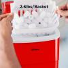 imageSilonn Ice Maker Countertop 9 Cubes Ready in 6 Mins 26lbs in 24Hrs SelfCleaning Ice Machine with Ice Scoop and Basket 2 Sizes of Bullet Ice for Home Kitchen Office Bar PartyRed