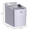 imageSilonn Ice Maker Countertop 9 Cubes Ready in 6 Mins 26lbs in 24Hrs SelfCleaning Ice Machine with Ice Scoop and Basket 2 Sizes of Bullet Ice for Home Kitchen Office Bar PartySilver