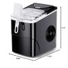 imageSilonn Ice Maker Countertop 9 Cubes Ready in 6 Mins 26lbs in 24Hrs SelfCleaning Ice Machine with Ice Scoop and Basket 2 Sizes of Bullet Ice for Home Kitchen Office Bar PartyBlack01