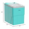 imageSilonn Ice Maker Countertop 9 Cubes Ready in 6 Mins 26lbs in 24Hrs SelfCleaning Ice Machine with Ice Scoop and Basket 2 Sizes of Bullet Ice for Home Kitchen Office Bar PartyGreen