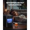 imageSilonn Ice Maker Coutertop Machine  Portable Ice Cube Maker 20lbs of Bullet Ice per Day 6 ice Cubes in 6 Mins Visible Water Level Window Stainless Steel Ideal for Kitchen Office CampingBlack