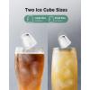 imageSilonn Ice Makers Countertop 44lbs Per Day 2 Ways to Add Water Auto SelfCleaning Stainless Steel Ice Machine for Home Office Bar PartyBlackIM09
