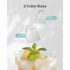 imageSilonn Ice Makers Countertop 44lbs Per Day 2 Ways to Add Water Auto SelfCleaning Stainless Steel Ice Machine for Home Office Bar PartyGreenIM21