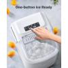 imageSilonn Nugget Ice Maker Countertop Pebble Ice Maker with Soft Chewable Ice OneClick Operation Ice Machine with SelfCleaning 33lbs24H for HomeKitchenOfficeSteel Alloy