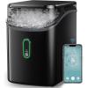 imageSilonn Nugget Ice Maker Countertop Pebble Ice Maker with Soft Chewable Ice OneClick Operation Ice Machine with SelfCleaning 33lbs24H for HomeKitchenOfficeJet Black