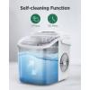 imageSilonn Nugget Ice Maker Countertop Pebble Ice Maker with Soft Chewable Ice OneClick Operation Ice Machine with SelfCleaning 33lbs24H for HomeKitchenOfficeSteel Alloy