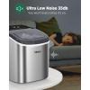 imageSilonn Nugget Ice Maker Countertop Pebble Ice Maker with Soft Chewable Ice OneClick Operation Ice Machine with SelfCleaning 33lbs24H for HomeKitchenOfficeGrey