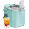 imageSilonn Ice Makers Countertop 44lbs Per Day 2 Ways to Add Water Auto SelfCleaning Stainless Steel Ice Machine for Home Office Bar PartyGreenIM21