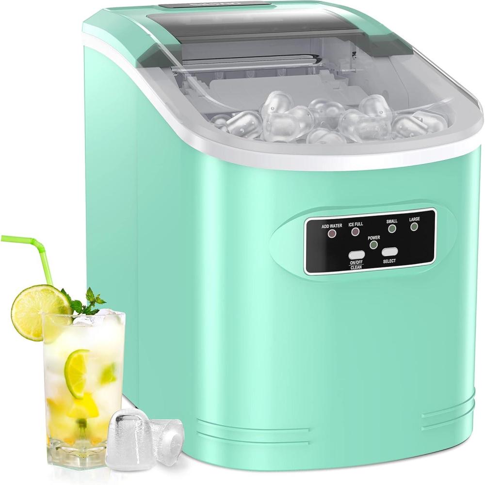 imageSilonn Nugget Ice Maker Countertop Pebble Ice Maker with Soft Chewable Ice OneClick Operation Ice Machine with SelfCleaning 33lbs24H for HomeKitchenOfficeYellow