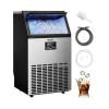 imageSilonn Commercial Ice Maker Creates 150lbs in 24H 33lbs Ice Storage Capacity Stainless Steel Freestanding Ice Maker Machine with Auto SelfCleaning for Home Office Bar Parties SLIM12T
