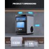 imageSilonn Nugget Ice Maker Countertop  44lbs24h CrushedPebble Ice Machine Front PullOut Water Tank amp Removable Basket Stainless Steel Finish for Home KitchenSilver
