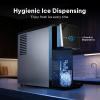 imageSilonn Nugget Ice Maker Countertop Auto Drop Ice Self Cleaning Ice Machine 40 lbs24H Soft Chewable Ice Self Dispensing Nugget Ice Maker for Home Kitchen and PartyStainless steel